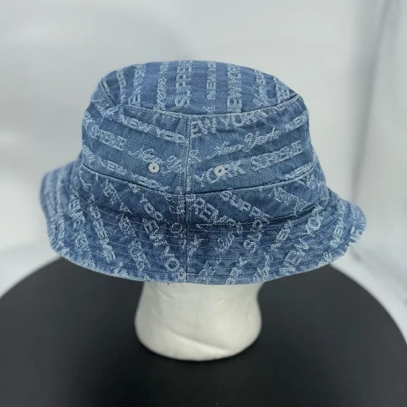 Supreme New York Denim Crusher Bucket Hat
